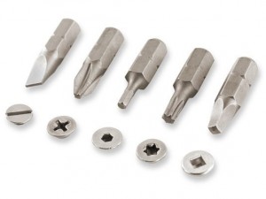 Screws drivers, (philips, robertson and straight head type)